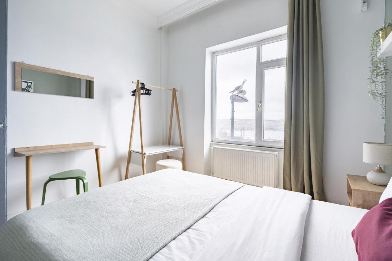 イスタンブールCentral Flat W Sea View And Near Galata Towerアパートメント エクステリア 写真